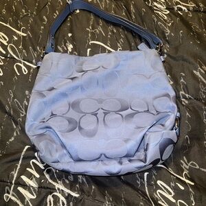 Coach Blue Shoulder Bag